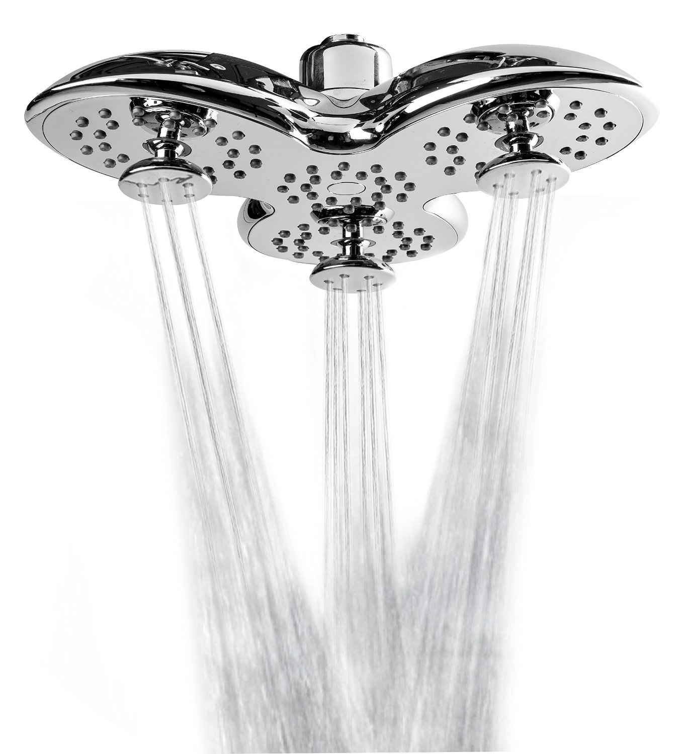 A-Flow™ Luxury Large 8 Showerhead with 3 Powerful Multi-Directional Massaging Water Jets