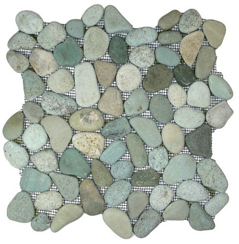 Sea Green Pebble Tile from CNK Tile