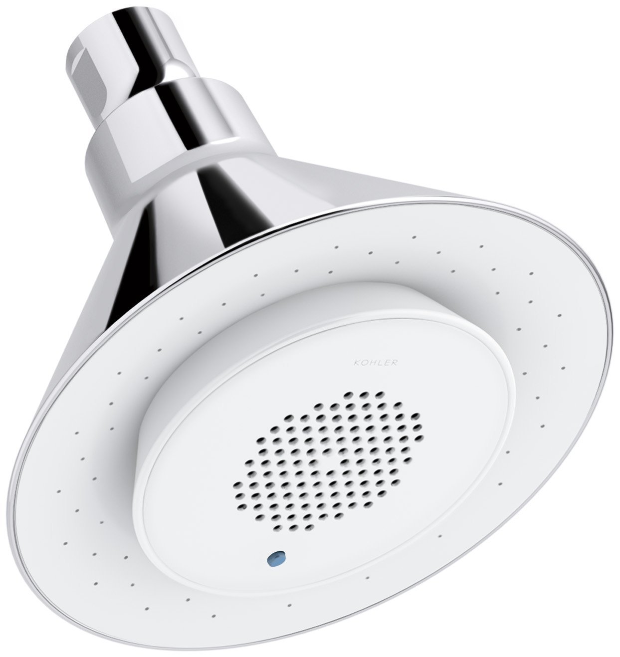 KOHLER K-9245-CP 2.5 GPM Moxie Showerhead and Wireless Speaker