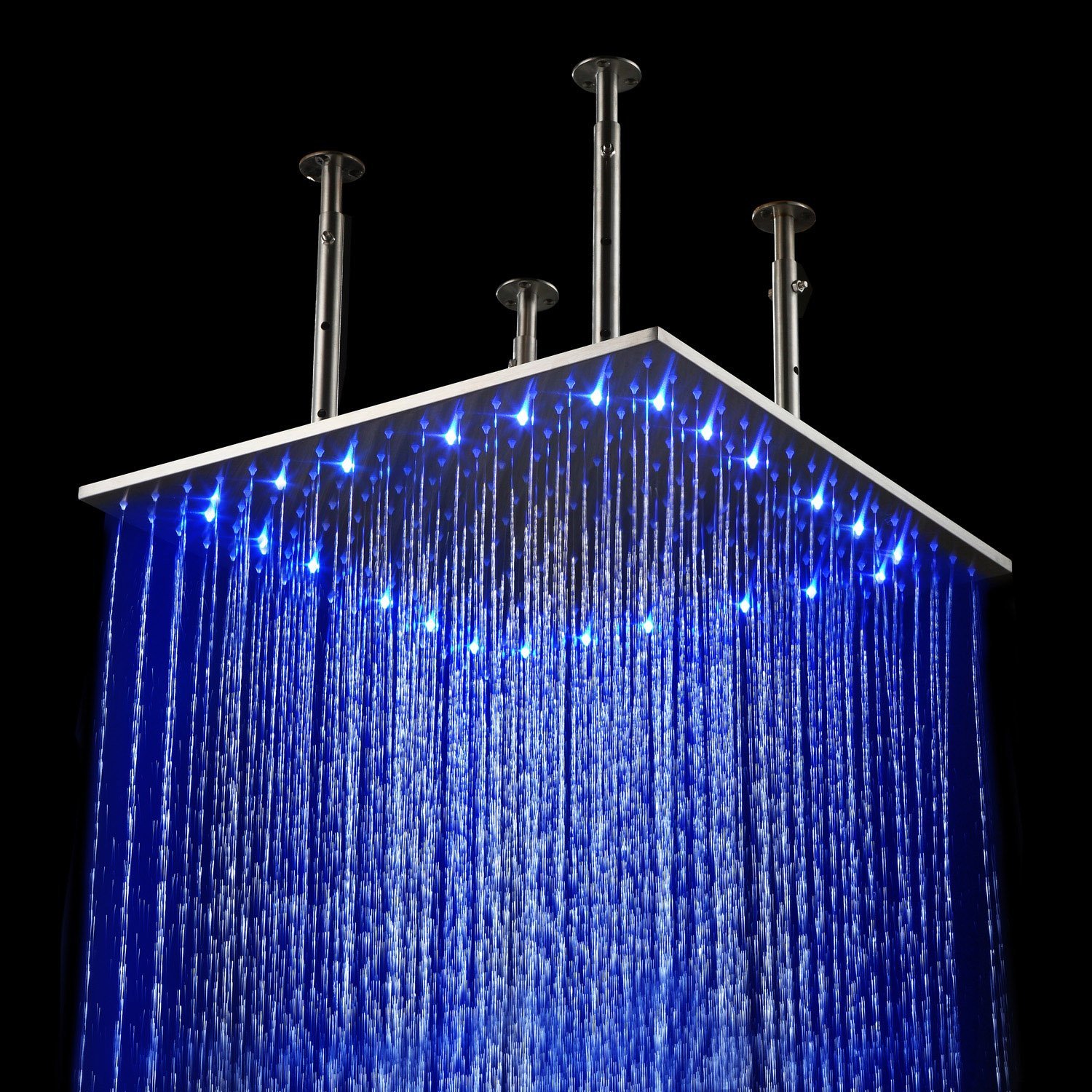 LightInTheBox 20 Inch Wall Mount Square Rainfall LED Shower Head
