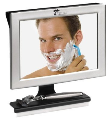 ToiletTree Fogless Shower Mirror with Squeegee