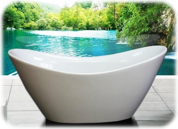 AKDY Free Standing Acrylic Bathtub