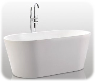 HelixBath Agora Freestanding Acrylic Soaking Bathtub