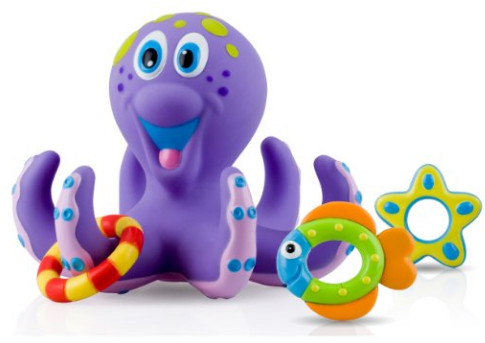 Nuby Octopus Hoopla Bathtime Fun Toys