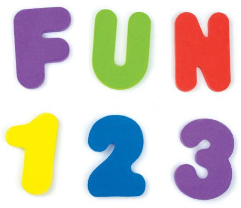 Munchkin Letters and Numbers Bath Toys