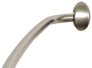 NeverRust Aluminum Curved Shower Curtain Rod from Zenith Products Corporation