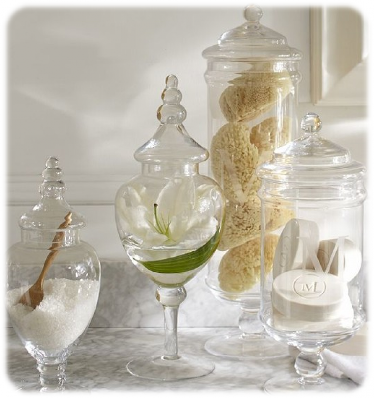 Best Bathroom Canisters Vanity Canisters, Apothecary Jars