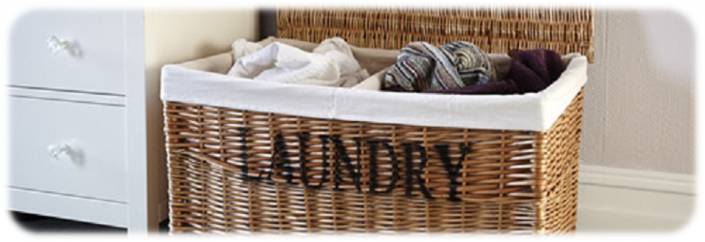 his and hers laundry basket