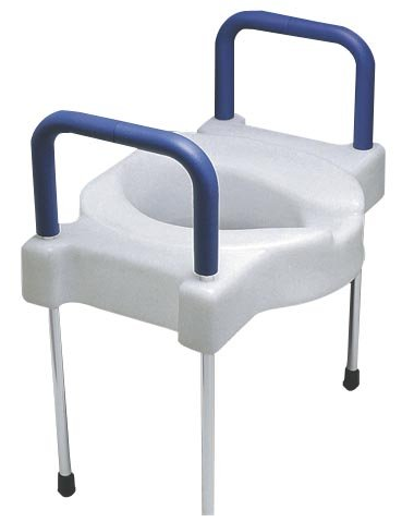 Tall-Ette Extra Wide Elevated Toilet Seat with Steel Legs from Maddak Inc.