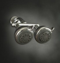 Neptune Dual Shower Heads - Chrome